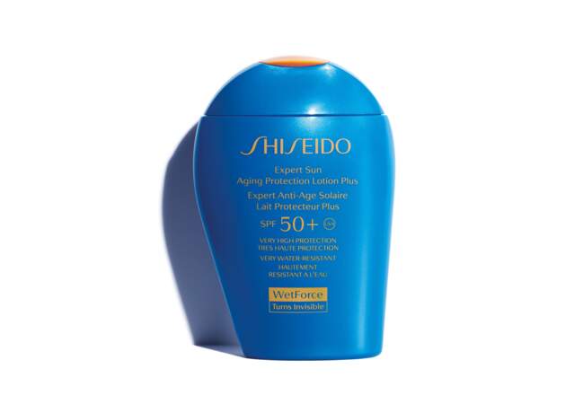 Lait protecteur SPF 50+ Expert anti-âge solaire Shiseido
