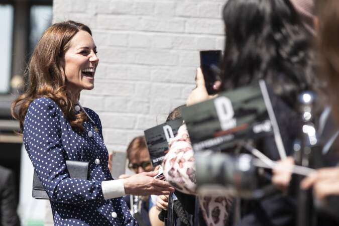 Kate Middleton ne ménage pas ses efforts, comme le 14 mai où elle a assisté à une inauguration au Bletchley Park...