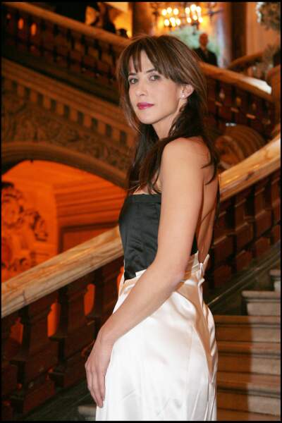 Sophie Marceau à l'Opéra de Paris en 2008.