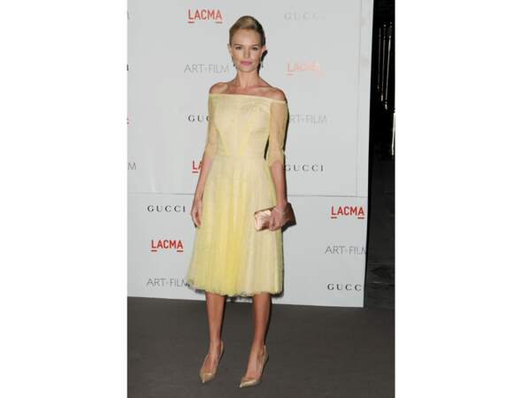 Kate Bosworth : le jaune citron tendance