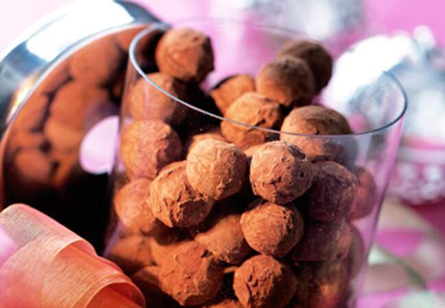 Truffes chocolat-noisettes