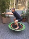 Mini-trampoline bellicon : posture n°5 