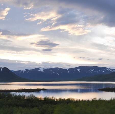 Souvenir de Laponie où j’ai participé au Sunset Relay : une course en relai contre le soleil !