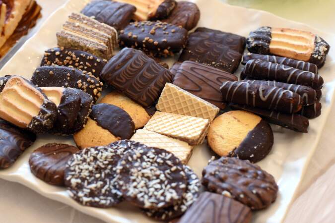 Les biscuits et barres chocolatées