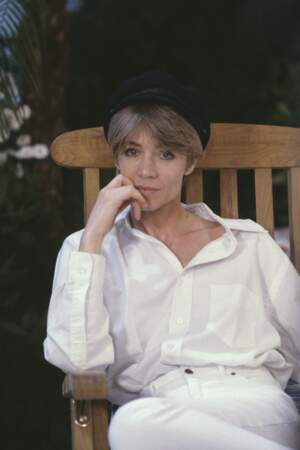 Portrait de Françoise Hardy en 1989.