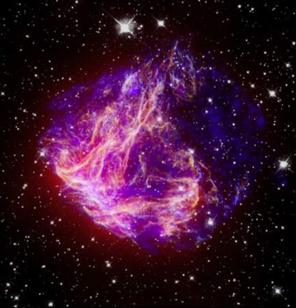 Débris stellaires observés dans le grand nuage de Magellan (2006)