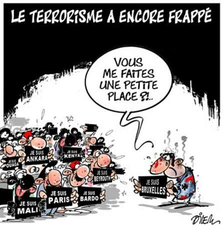 Trop, c'est trop, semble suggérer le caricaturiste algérien Ali Dilem