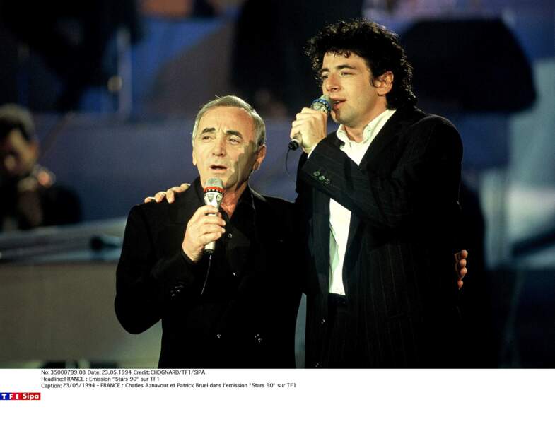 Patrick Bruel & Charles Aznavour, 1994