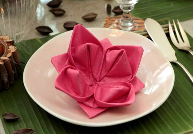 La fleur de lotus en papier