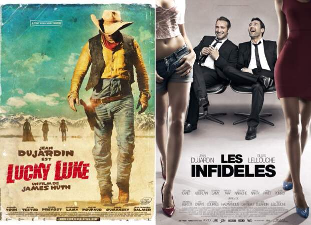 ...deux films, "Lucky Luke" (2009) et "Les infidèles" (2012)...