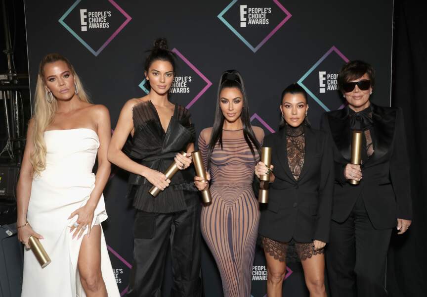 La famille Kardashian-Jenner en 2018
