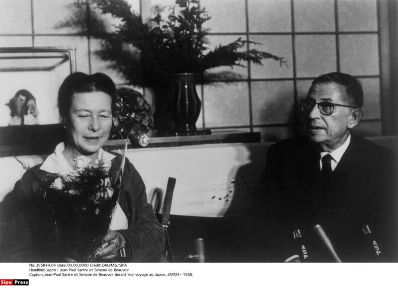 Jean-Paul Sartre et Simone de Beauvoir