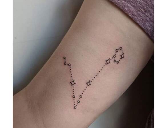 Les tatouages inspirés des signes astro : Constellation du Poissons