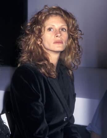 Julia Roberts à la fashion week de New York en 1995