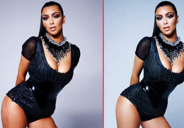 Kim Kardashian, les cuisses lisses en plus