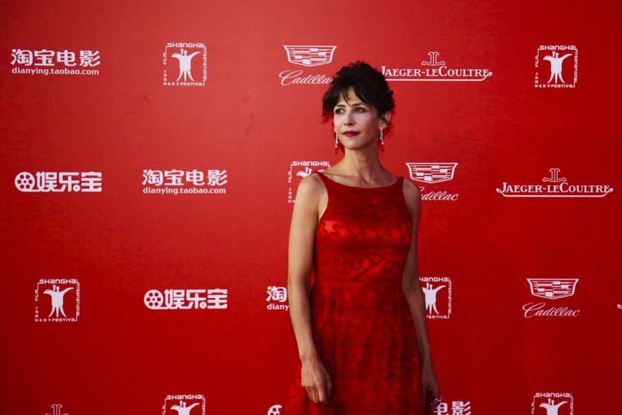 Sophie Marceau à Shanghai pour le festival international du film en juin 2015.