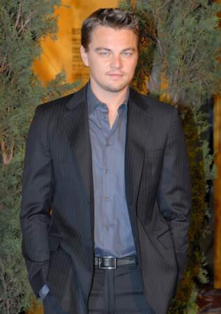 Leonardo DiCaprio lors du déjeuner des nommés pour la cérémonie des Oscars en 2007