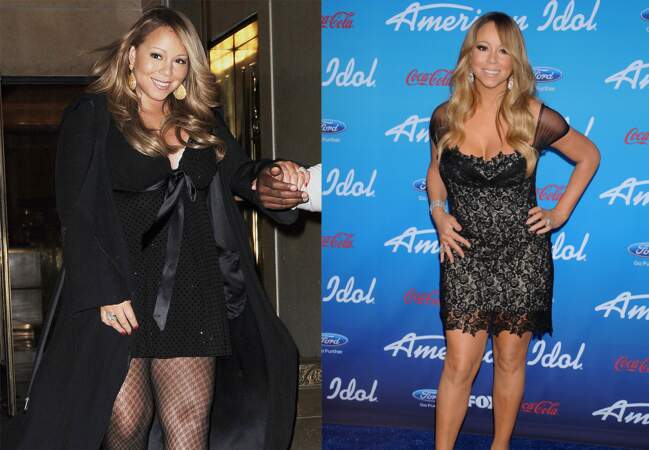 Mariah Carey avant et après son régime 