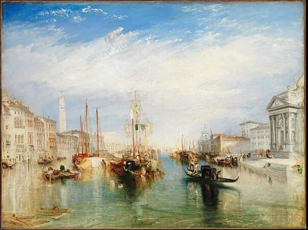 William Turner : Venise, vue du porche de Madonna della Salute (1835)