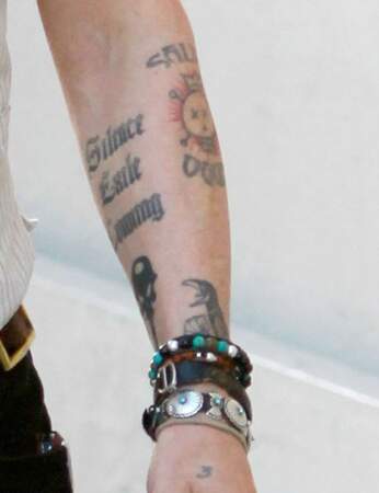 Johnny Depp, des tatouages partout