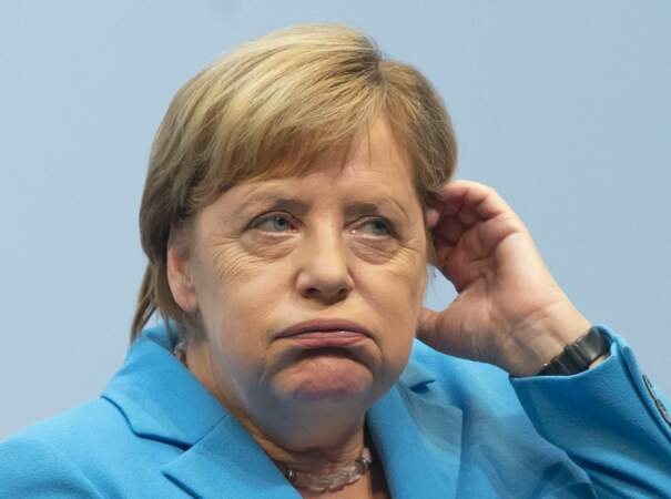 Angela Merkel en Neukirch 