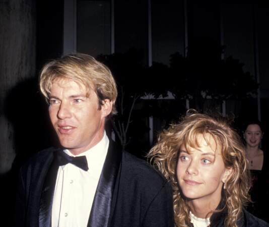 Meg Ryan et Dennis Quaid à l'American Film Institute en 1989