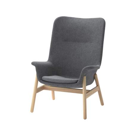 fauteuil gris Ikea