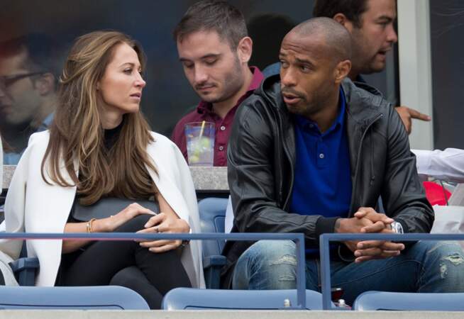 Thierry Henry et Andrea Rajacic, 2014