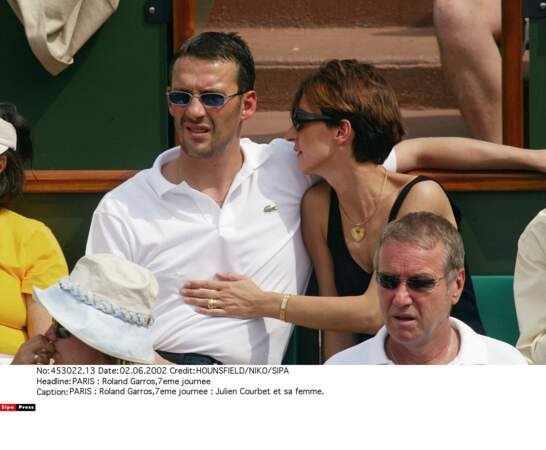 Julien Courbet et son épouse Catherine, mariés depuis 1998