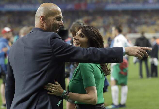 Zinédine Zidane et sa femme Véronique : 2018