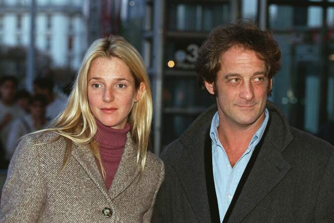 Sandrine Kiberlain et Vincent Lindon à l'avant-première du film "Jean d'Arc" en 1999.