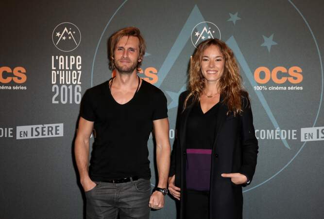 Philippe Lacheau et Elodie Fontan au Festival du film de Comédie de l'Alpes d'Huez le 14 janvier 2016.