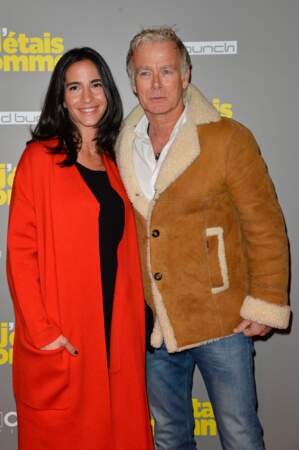 Franck Dubosc et sa femme Danièle à l'avant-première du film "Si j'étais un homme" à Paris le 21 février 2017.