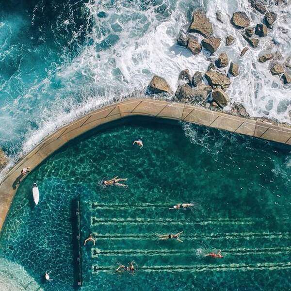 La piscine naturelle Bronte Beach, en banlieue de Sydney