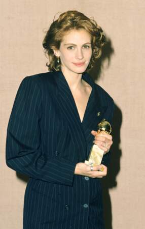 En 1991, Julia Roberts reçoit le Golden Globe de la meilleure actrice pour "Pretty woman"