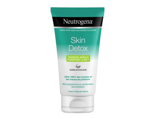 Masque Argile Purifiant 2-en-1 Skin Detox, Neutrogena