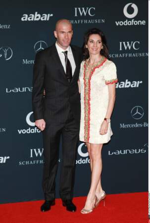 Zinédine Zidane et sa femme Véronique : 2011