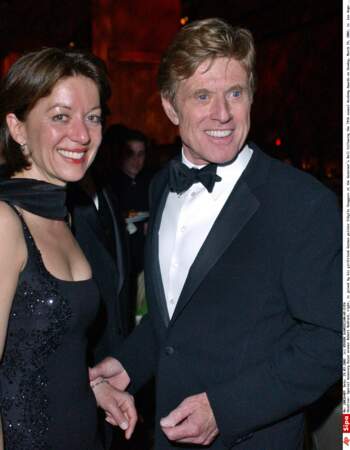 Robert Redford et sa femme Sibylle Szaggars : 2002