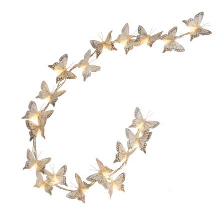 Guirlande lumineuse papillons