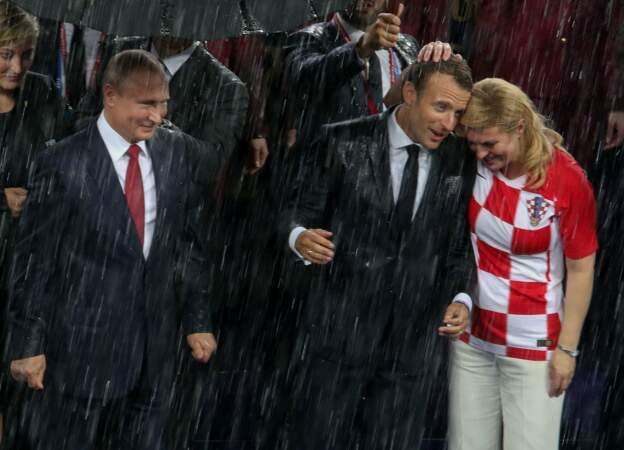 Emmanuel Macron et Kolinda Grabar-Kitarović : leurs échanges complices