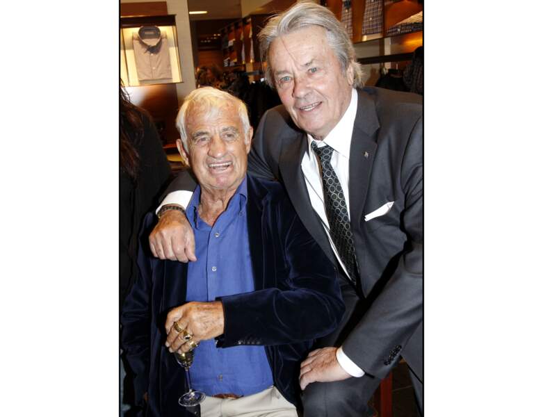 À 76 ans (2011), il est photographié avec son ami Jean-Paul Belmondo 