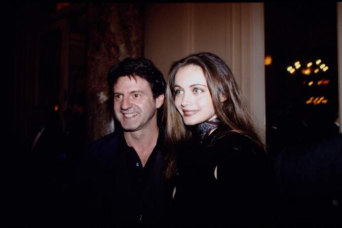 Daniel Auteuil et Emmanuelle Béart au 46ème festival de Cannes en 1993.