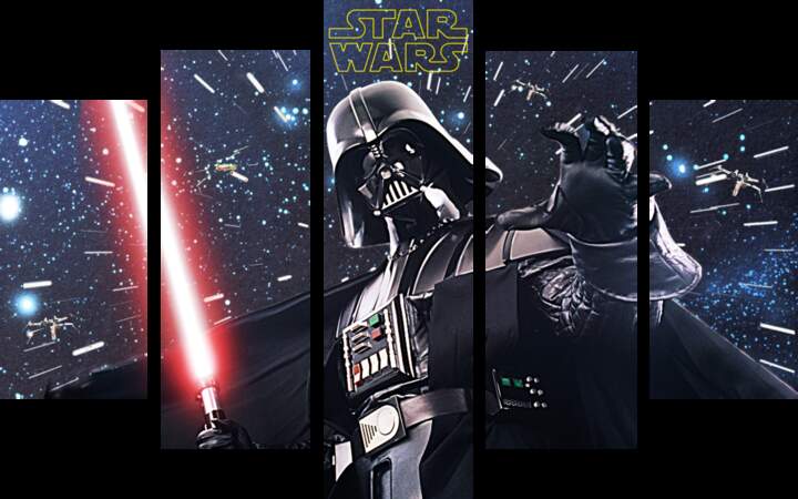 Set de 5 toiles Star Wars