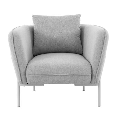 Fauteuil gris Fly