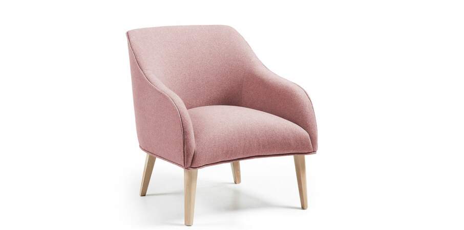 Fauteuil rose Kavehome