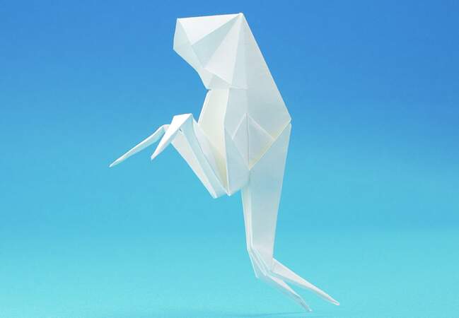 Un fantôme en origami