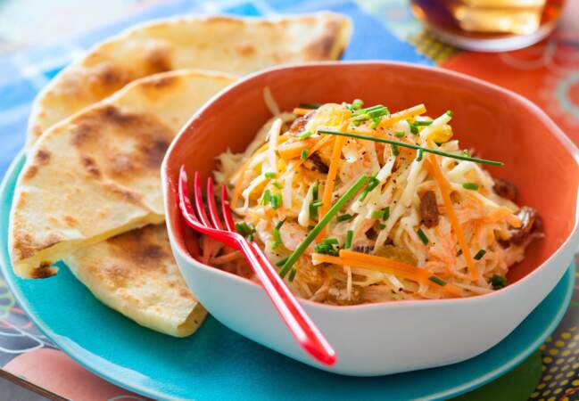 Coleslaw au nan fromage
