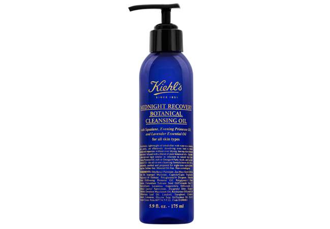 Midnight Recovery Cleansing Oil, Kiehl’s : pour un démaquillage-massage