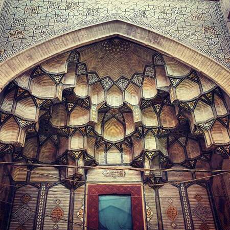 La grande mosquée d'Ispahan