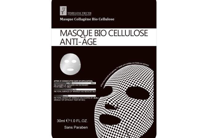 Masque bio cellulose Anti-âge au collagène, TT Mask chez Parashop, 9,90 € 